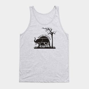 Save The Elephant Tank Top